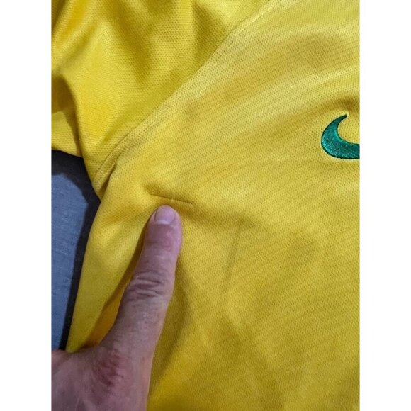 CBF Brazil Home Nike DRI-FIT Jersey Mens Large Yellow Short Sleeve. - Picture 2 of 15